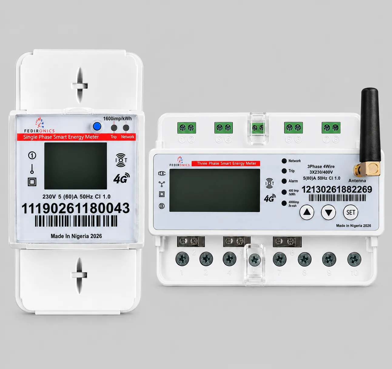 Fedironics Smart IoT Energy Meter (DIN Rail)