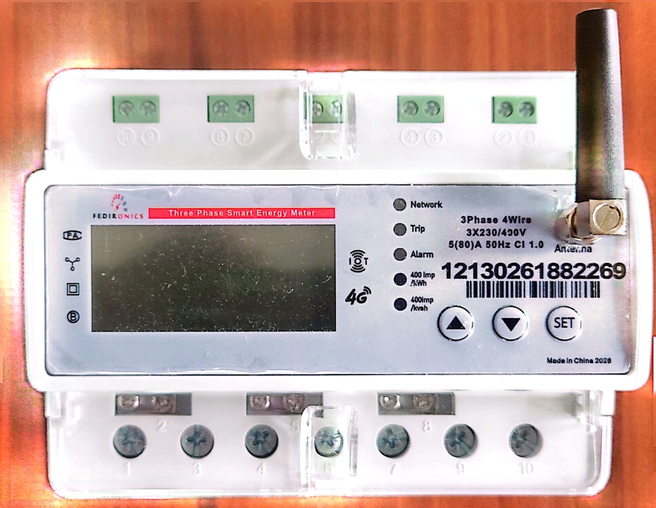 Fedironics Smart IoT Energy Meter DIN Rail - Single Phase